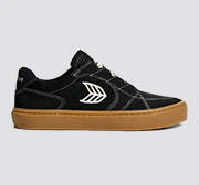 T20 PRO Gum Black Suede and Mesh Ivory Logo Contrast Thread Sneaker - Image 11