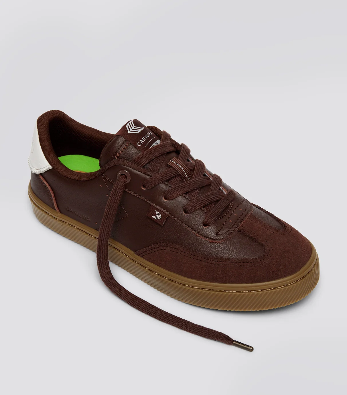 TOCA Coffee Brown Diamond Leather Brown Suede Sneaker - Image 2