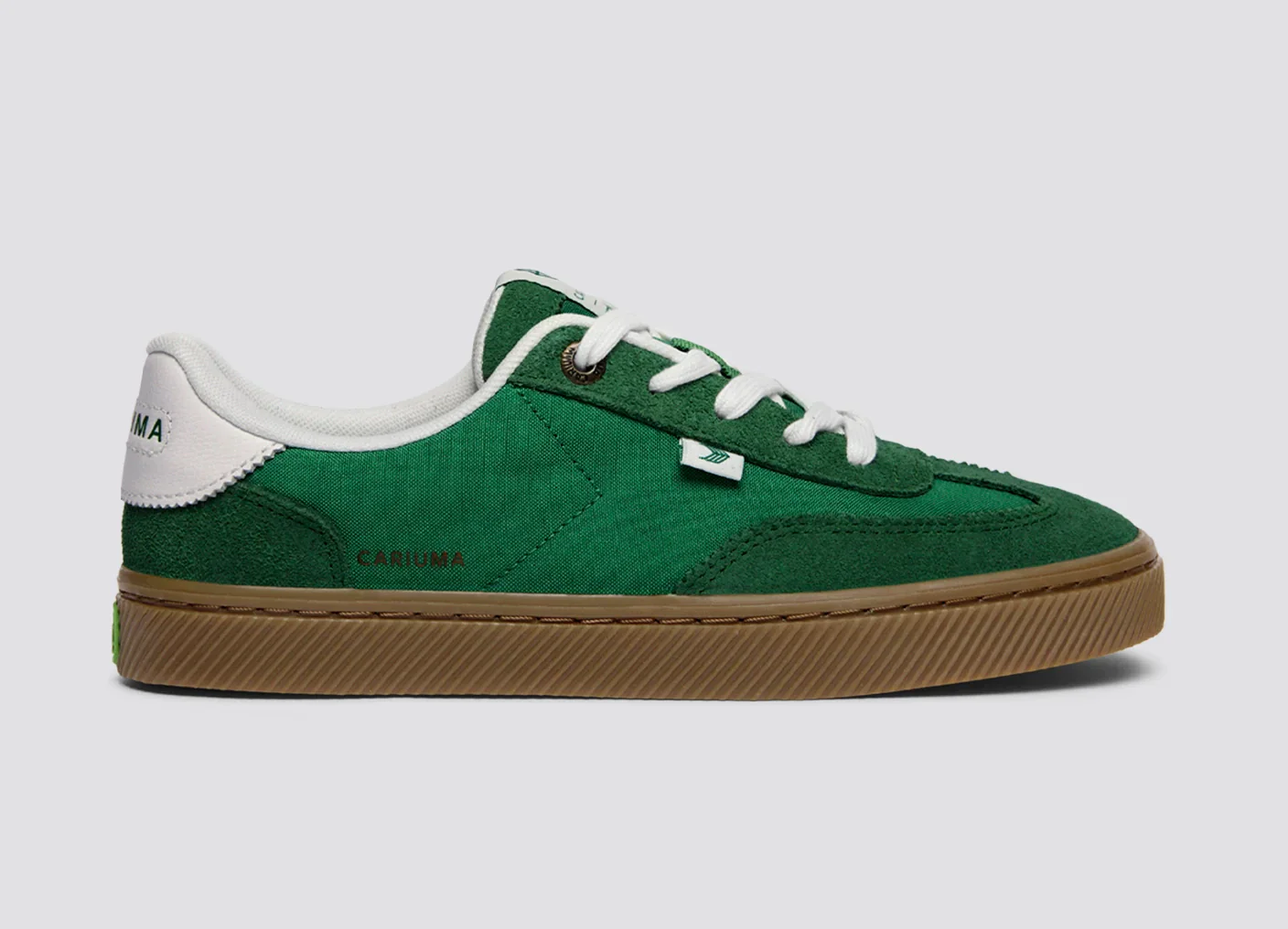 TOCA Green Nylon and Suede Sneaker - Image 4