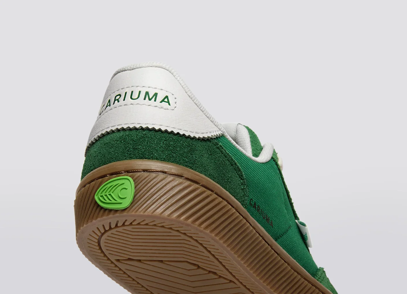 TOCA Green Nylon and Suede Sneaker - Image 8