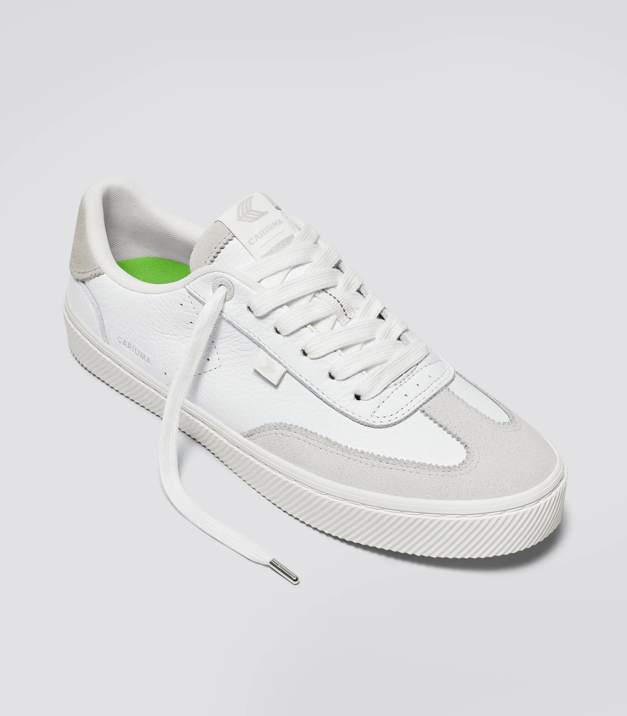 TOCA Off-White Premium Leather Smoke White Suede Sneaker - Image 2