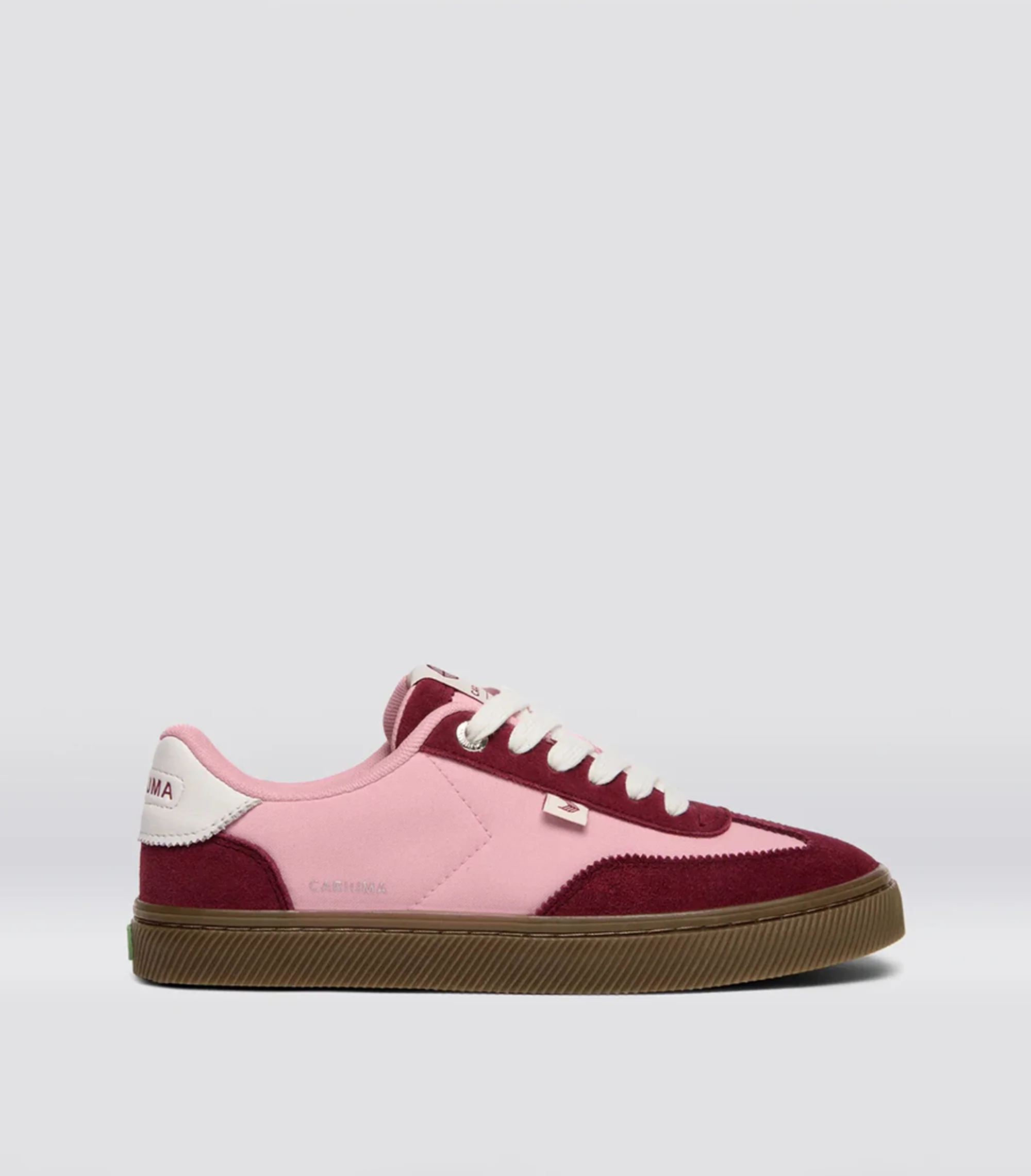 TOCA Teak Bright Rose Nylon Cabernet Suede Sneaker