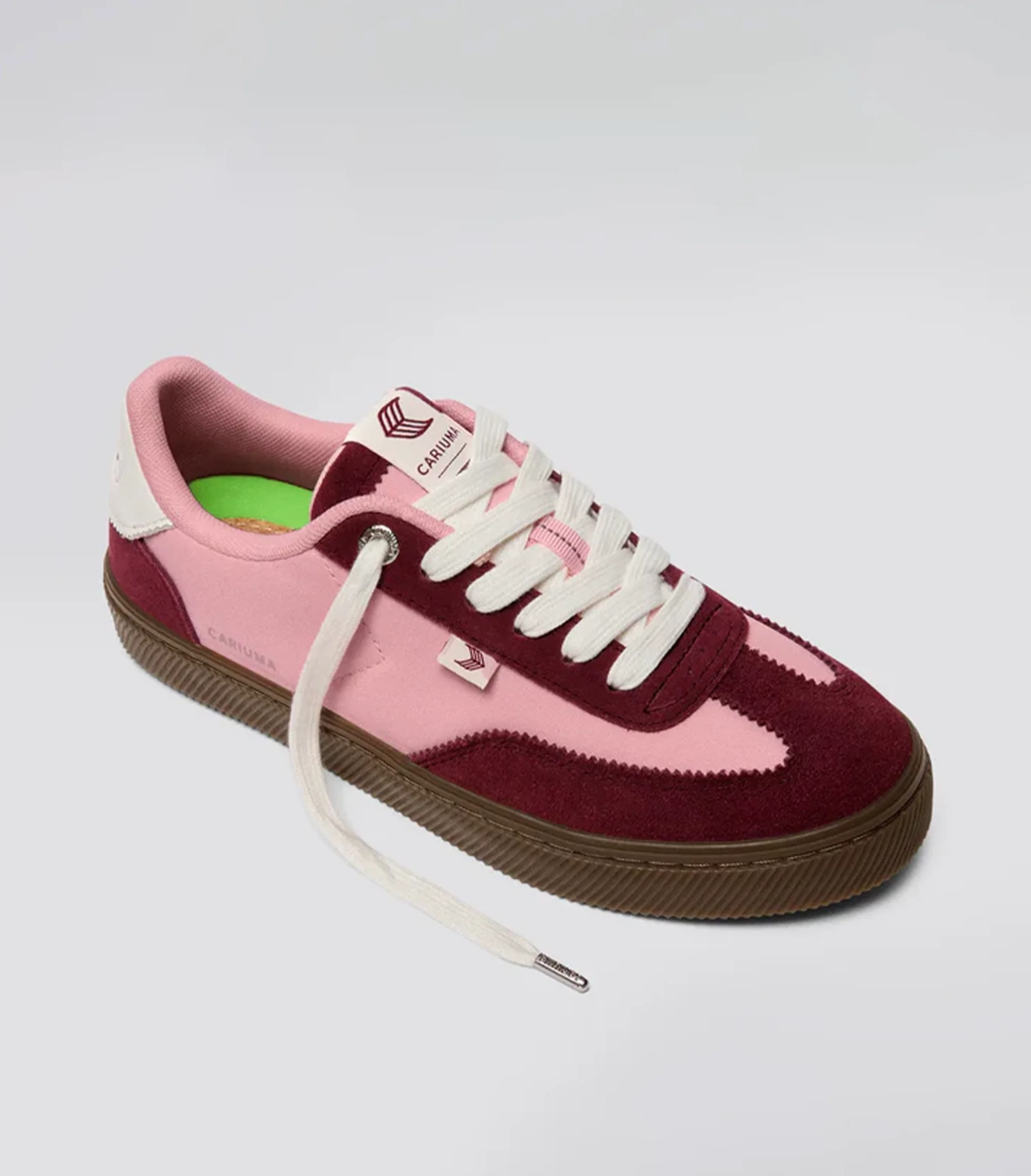 TOCA Teak Bright Rose Nylon Cabernet Suede Sneaker - Image 2