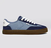 TOCA Teak Mirage Blue Nylon Marine Blue Suede Sneaker - Image 11