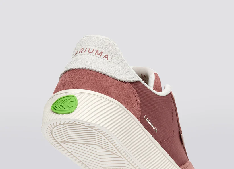TOCA Withered Rose Suede Dark Rose Nylon Sneaker - Image 8