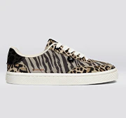 TOCA Zebra Leopard Print Suede Sneaker - Image 11
