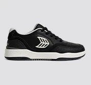 UBA Black Leather Off-White Logo Sneaker - Image 10