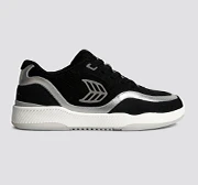 UBA Black Suede and Mesh Silver Accents Sneaker - Image 11