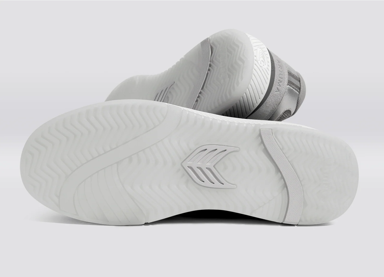 UBA Charcoal Grey Suede and Mesh Light Grey Logo Silver Accents Sneaker - Image 7