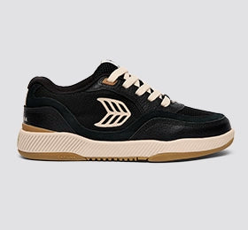 UBA PRO Black Suede and Mesh Light Cream Logo Sneaker - Image 10