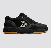 UBA PRO Black Suede and Mesh Silver Cloud Logo Sneaker - Image 10